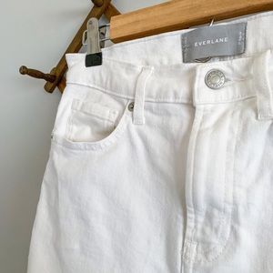 Everlane White Skinny Jeans